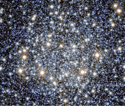 Región central del cúmulo Messier 55